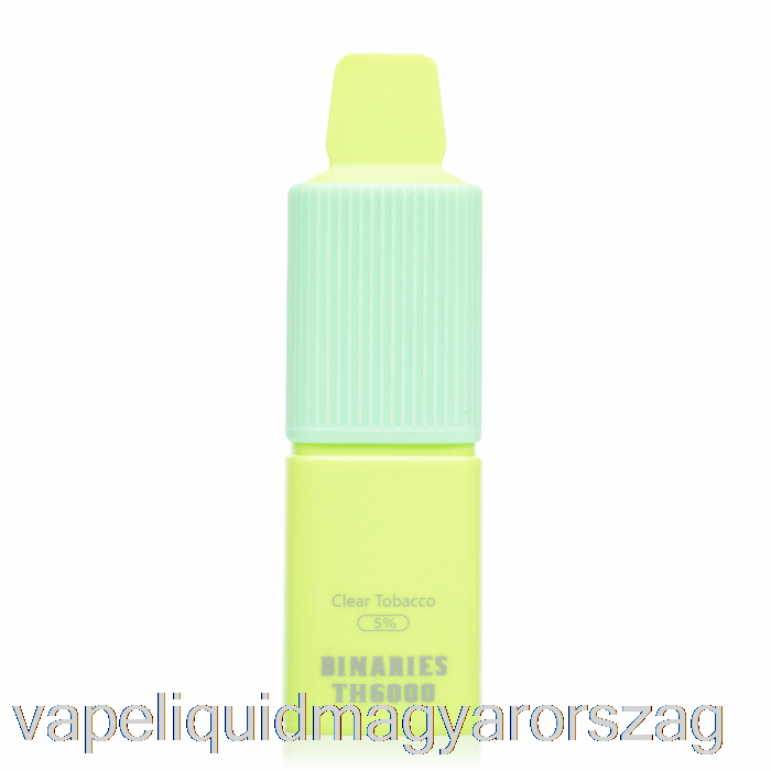 Horizon Binárisok Th6000 Eldobható Tiszta Dohány Vape Folyadék